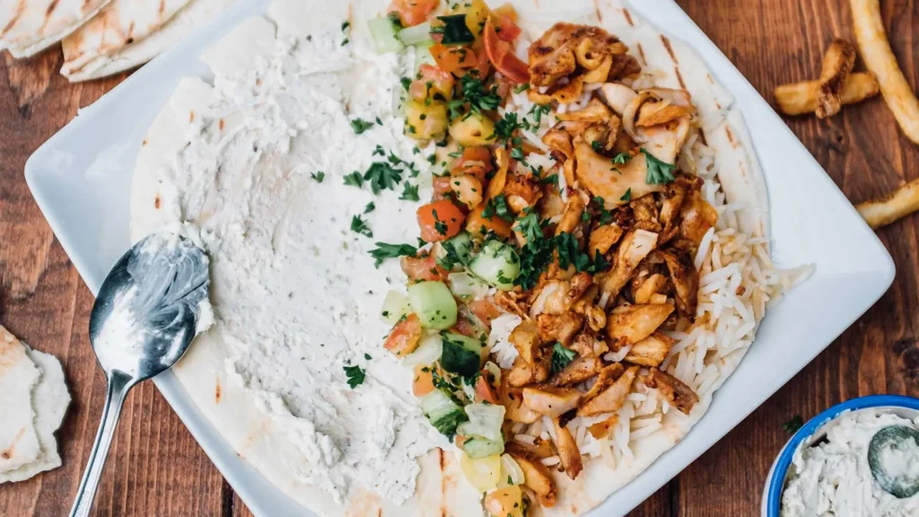 Mediterranean Chicken Wrap