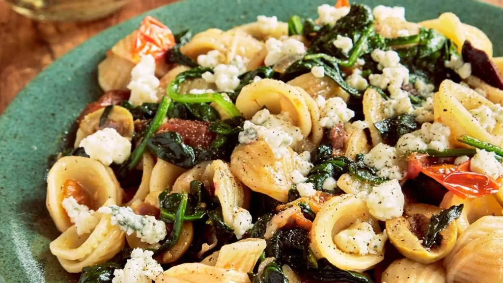 Orecchiette Pasta with Crumbled Gorgonzola